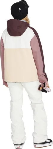 Vista 5 de Volcom Rossland - Chaqueta con capucha para mujer con aislamiento para snowboard y esquí