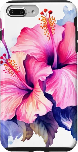 Vista 12 de Funda de flor de hibisco rosa para iPhone 12 mini