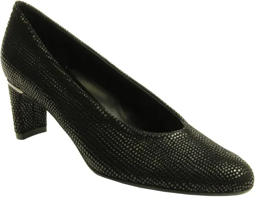Vista 2 de VANELi Las Mujeres Dayle Redondo Toe Block Bombas Vestido Casual Tacón Medio 2-3" - Azul