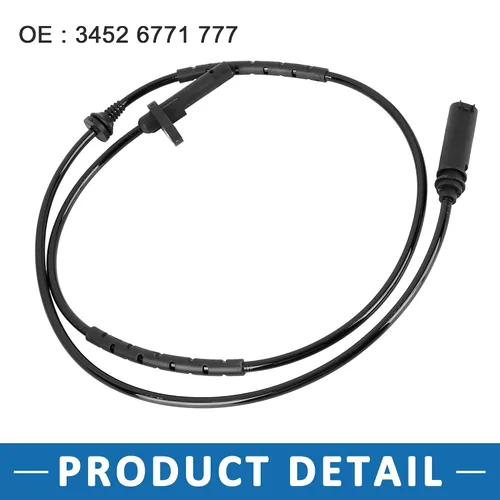 Vista 5 de Sensor de velocidad de rueda ABS trasero izquierdo derecho 3452 6771 777 para BMW X5 2007-2017