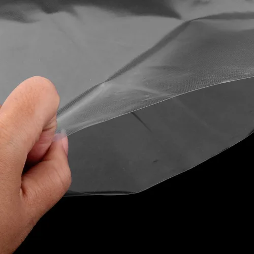 Vista 4 de uxcell Oficina de plástico en forma cuadrada archivo A4 papel protector hoja 0.0 in espesor 100pcs transparente
