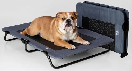 Vista 4 de Pet Gear Lifestyle - Cuna elevada para mascotas, 30 pulgadas, color azul océano