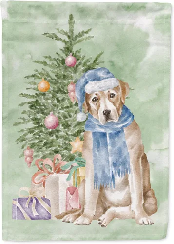 Vista 42 de Caroline's Treasures CK8213GF Bulldog Inglés #2 Regalos de Navidad y árbol de jardín Bandera de buzón Bandera decorativa para patio exterior, patio
