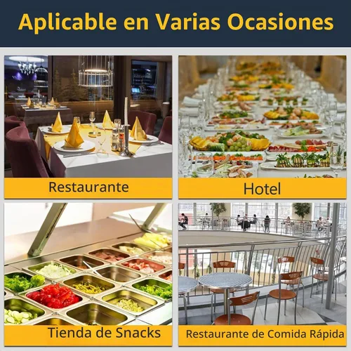 Vista 9 de Festa Essential Freidora eléctrica de 13.6 cuartos de galón con cesta y tapa de freír de 6 L (6.5 cuartos de galón), encimera comercial de acero