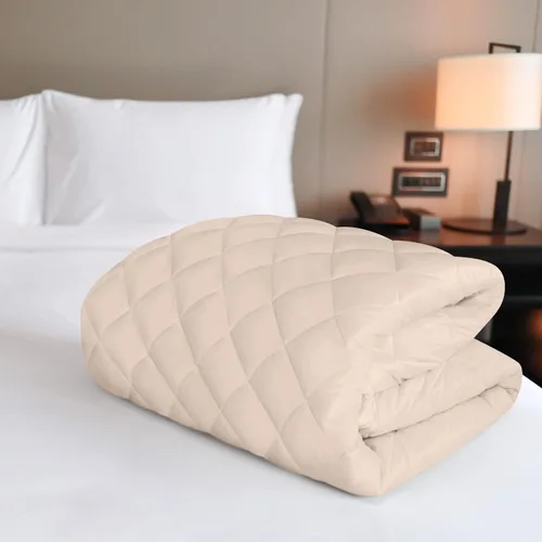 Vista 5 de Utopia Bedding - Cubrecolchón acolchado y ajustado, tamaño individual, protector y cubierta de colchón elástico con bolsillo profundo que se estira