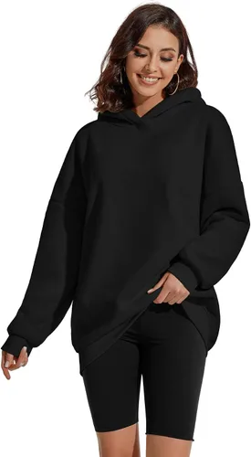 Vista 4 de ATHMILE Hoodies for Women Oversized Sweatshirt Plus Size Sweaters Fall Clothes 2023 Outfits Fleece Lined Y2K