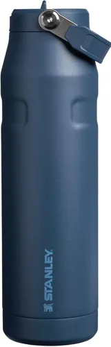 Vista 61 de STANLEY - Botella de agua IceFlow Flip Straw 2.0 con pajilla abatible, abertura más grande, acero inoxidable aislado, sin bisfenol A, 16 onzas