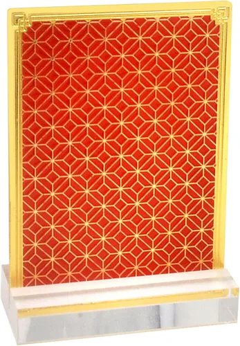 Vista 3 de Feng Shui Magnífico Kwan Kung con 5 banderas placa amuleto estatua