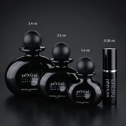 Vista 4 de Michel Germain Sexual Noir Pour Homme Eau de Toilette en aerosol, notas altas de bergamota italiana, pomelo crujiente, cardamomo, aceites naturales