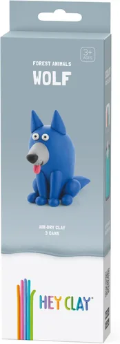Vista 24 de HEY CLAY Forest Animals - Claymate Bear - Kit de arcilla seca al aire con 3 latas y herramientas de escultura con divertidas instrucciones