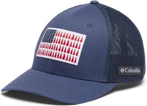 Vista 18 de Columbia Bola de malla unisex con bandera de árbol Verde oliva/azul marino universitario