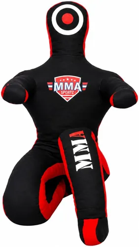 Vista 12 de MMA Deportes Brasileño JIU Jitsu Grappling Sumisión Lanzamiento Maniquí Punzonado Bolsa Pesada Kick Boxing Dummies SIN LLENAR Gris
