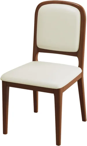 Vista 32 de Solid Wood Dining Room Chairs Minimalist,Kitchen Chairs with Soft Padded Back,Living Room Chair for Office Reading,Wood Frame,Armless Vanity