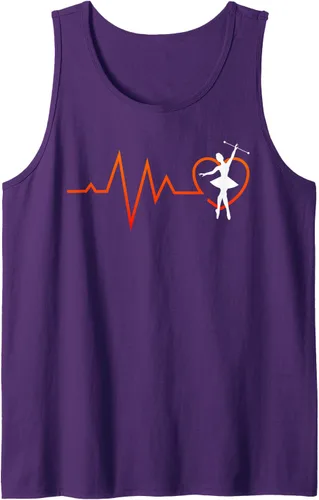Vista 6 de Majorette Heartbeat - Camiseta sin mangas para gimnasia, Negro