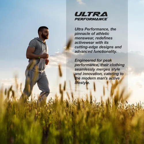 Vista 7 de Ultra Performance 3 Pack Mens Fleece Wide Leg Sweatpants with Pockets, Open Bottom Workout Sweatpants for Men