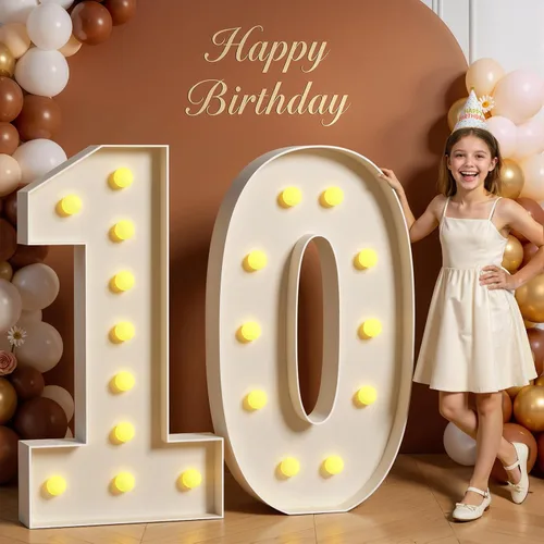 Vista 64 de Kit de tablero de espuma precortada de espuma precortada para 7º y 70º cumpleaños con números 7 grandes de 3 pies Número 7