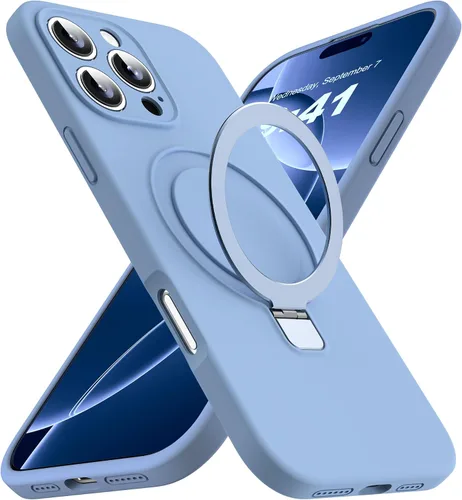 Vista 42 de Funda diseñada para iPhone 11 con soporte magnético invisible Compatible con Mag-Safe, a prueba de caídas de grado militar, a prueba de golpes