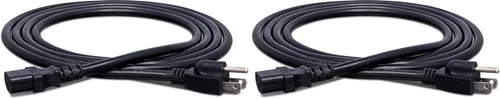 Vista 5 de Hosa PWC-403 IEC C13 a NEMA 5-15P Cable de alimentación, 3 pies