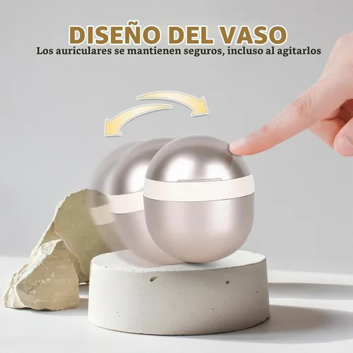 Vista 4 de Invisible Mini Wireless Bluetooth Earbuds Tiny IPX5 Waterproof Sleep Stereo