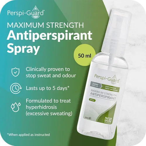 Vista 2 de Perspiguard - Antitranspirante de máxima resistencia, 1.7 fl oz, protección de 5 días