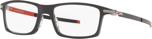 Vista 2 de Oakley Men's Ox8050 Pitchman Rectangular Prescription Eyeglass Frames