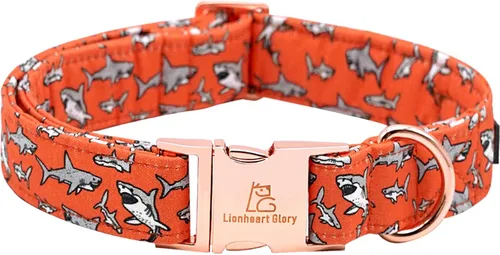 Vista 41 de Lionheart glory Collar de perro, collar azul para perros pequeños, collar de dinosaurio ajustable para perros pequeños, regalo para mascotas