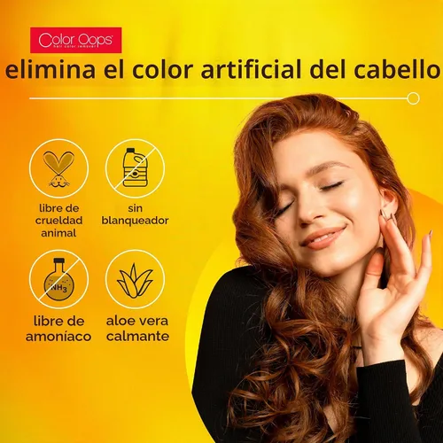 Vista 2 de Color Oops decolorante de cabello con extra acondicionador. 1 unidad de acondicionamiento extra