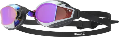 Vista 13 de TYR Stealth-X Performance - Gafas de natación de bajo perfil Dorado/Negro