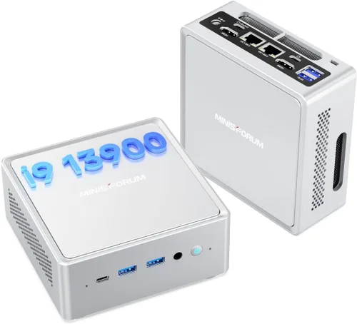 Vista 11 de MINISFORUM Mini PC M1 Plus, Intel Core i5-12600H (12C/16T, 4.5GHz), 16GB DDR5 RAM, 512GB SSD, triple pantalla 4K (HDMI/DP/USB 4.0), puerto dual