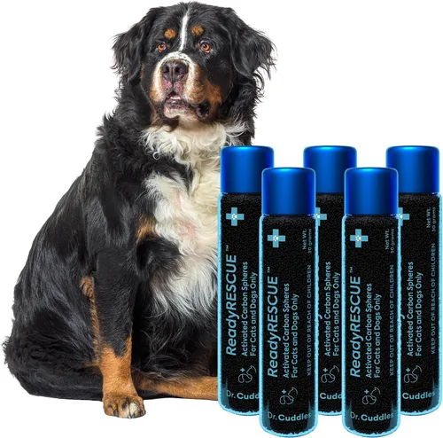 Vista 11 de Dr. Cuddles ReadyRESCUE – Carbón Activado de Nueva Generación para Perros y Gatos, 30g - Desintoxicación de Toxinas de Grado Veterinario - Botiquín
