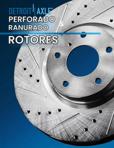 Vista 2 de Detroit Axle - Kit de freno delantero para Honda CR-V 2002 2003 2004