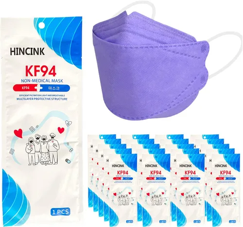 Vista 12 de Disposable Masks 10 Pack, 4-Layer Individually Wrapped Masks for Adults Adultos-colorido-a
