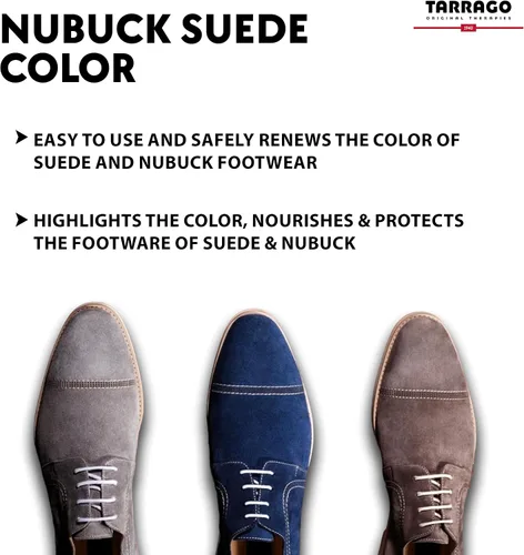 Vista 7 de Tarrago Restaurador de color nubuck y gamuza Restaura el gamuza desteñida para tenis, zapatos, botas, chaquetas, bolsos y más. El color de gamuza
