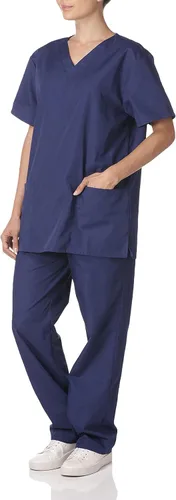 Vista 2 de CHEROKEE - Conjunto de pantalón y filipina unisex para dama