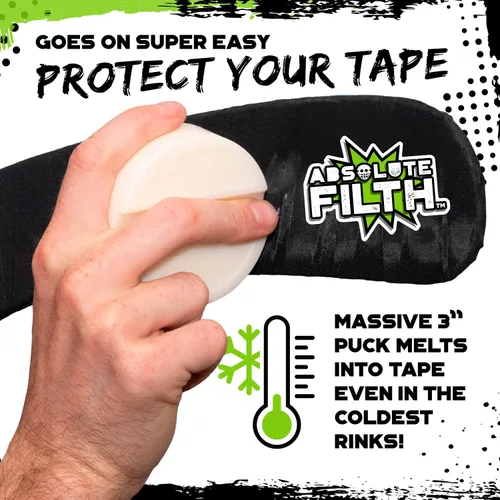 Vista 7 de Absolute Filth - Cera de hockey - Cera de palo de hockey prémium para un máximo agarre y protección