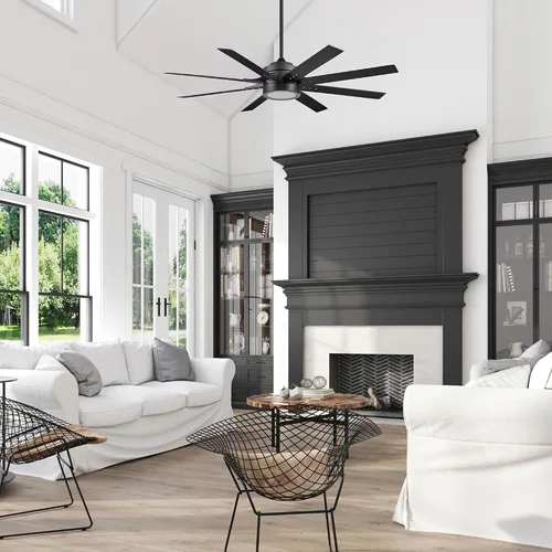 Vista 9 de Honeywell Ceiling Fans - Ventilador de techo Xerxes 51473-01, 62, negro mate