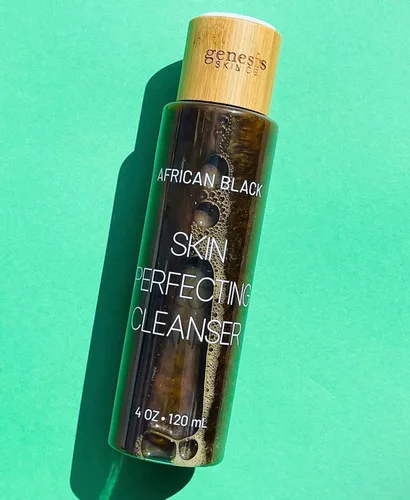 Vista 3 de Limpiador perfeccionador de la piel Jabón negro africano orgánico líquido Jabón orgánico 100% crudo para el acné, eczema, psoriasis Limpiador