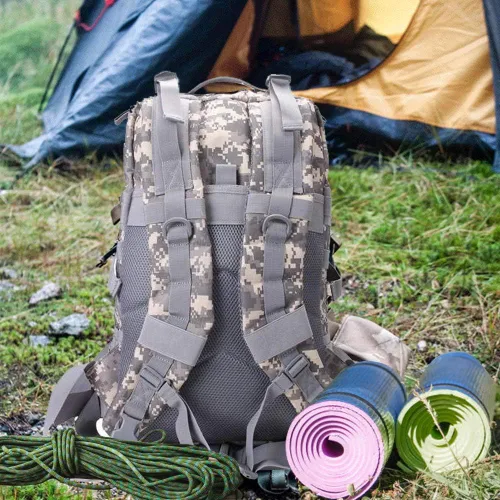 Vista 7 de EMDMAK - Mochila táctica militar, 42 l, paquete militar grande, paquete militar de 3 días, paquete de asalto Molle bolsa mochila