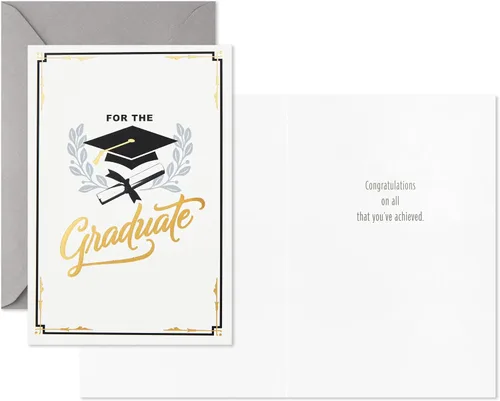 Vista 6 de Hallmark surtido de tarjetas de graduación (12 tarjetas y sobres, 4 diseños)