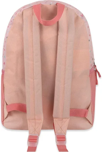 Vista 5 de Mochila para niña con apliques de peluche y bolsillos múltiples