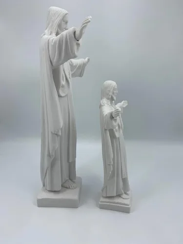 Vista 9 de THE FAITH GIFT SHOP Estatua Blanca del Sagrado Corazón de Jesús Montmatre Made in Italy/Estatua Blanca del Sagrado Corazon de Jesus Hecha en Italia