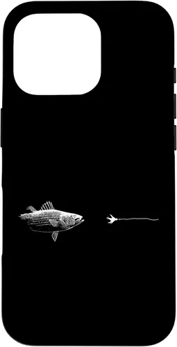 Vista 20 de Graphic Fly Fishing Hook Line - Fish Striped Bass Case for iPhone 16