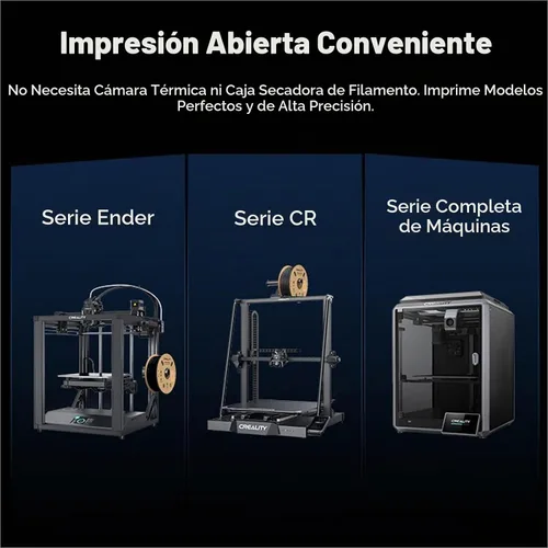 Vista 4 de Creality - Filamento Hyper ABS oficial para K1/K1 Max/K1C, de 1/16 pulgadas, apto para mayoría de impresoras 3D de alta velocidad, práctico