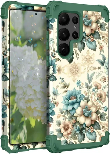 Vista 85 de Hocase Funda para Samsung Galaxy S26 Ultra, mandala beige