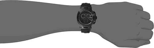 Vista 2 de Tissot T-Race T0484173705700 reloj negro de acero inoxidable con correa de goma