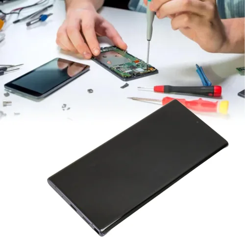 Vista 7 de Reemplazo de pantalla de teléfono, montaje de digitalizador Ecreen LED orgánico con marco para Note 10 Plus, con herramientas de reparación