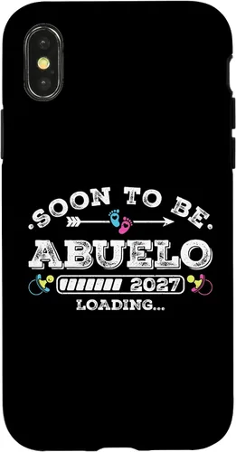 Vista 5 de Soon to Be Abuelo 2027 Loading for Pregnancy Announcement Case for iPhone 17