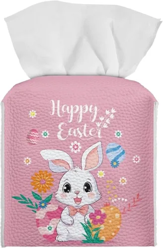 Vista 40 de Lindas decoraciones de ajolote con estampado de animales, caja de pañuelos de cuero, soporte de Navidad, organizador de papel de seda impermeable