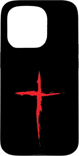 Vista 14 de Funda con Crucifijo de Símbolo Religioso de la Cruz Roja Sangre para iPhone 16