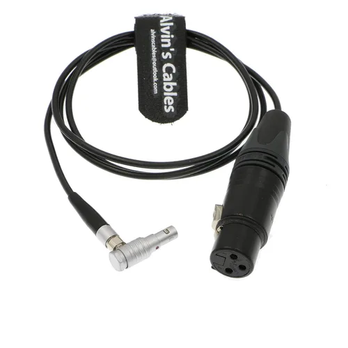 Vista 3 de Alvin's Cables Arri Alexa Mini Cable de Audio 5 Pin 00 Macho a XLR 3 Pin Hembra